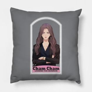 Cham Cham looking for MonMon in our life Pillow