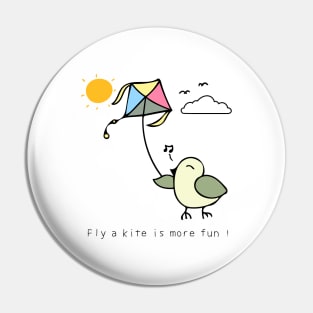 Fly a kite is more fun ! Pin