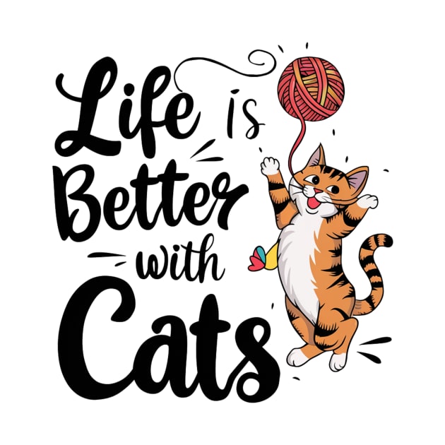 live is better with cats by alby store