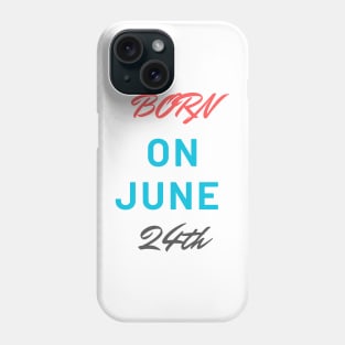 Born on june Phone Case