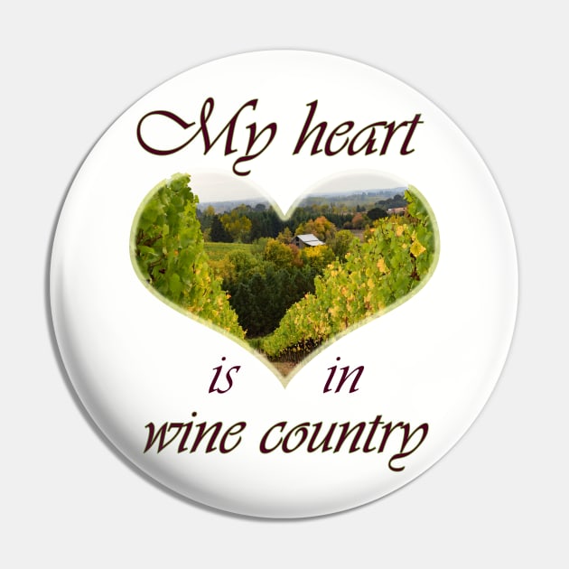 Vineyard on the Hill Pin by MelissaJBarrett