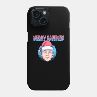 Merry Cagemas Christmas Nicolas Cage Knit Phone Case