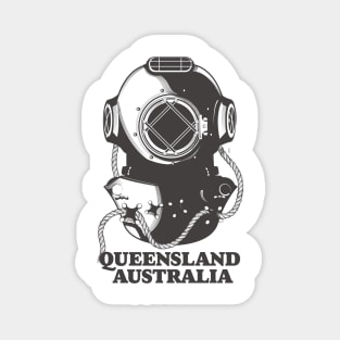Queensland Australia Diving poster Magnet