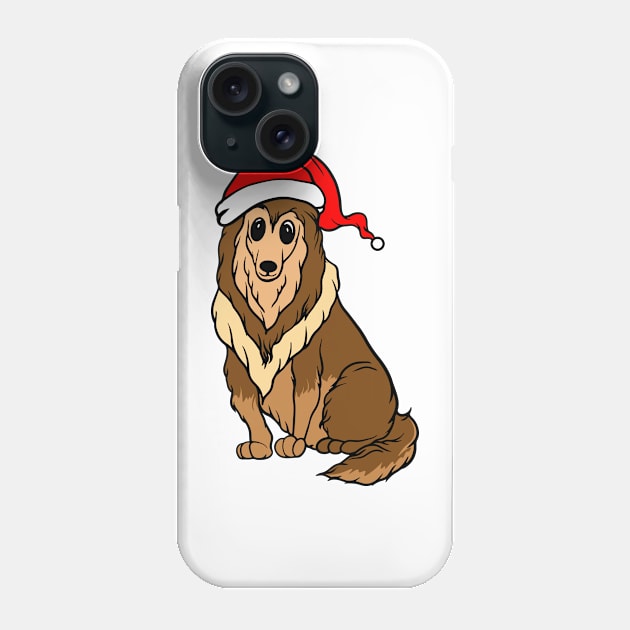 Christmas Dog Phone Case by Dojaja