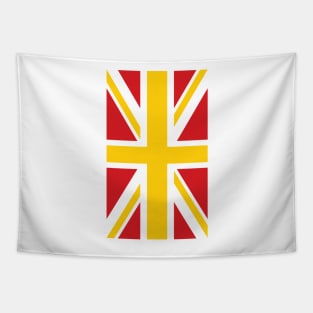 Liverpool Red White Yellow Union Jack Flag Tapestry