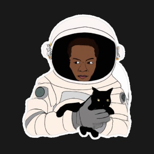 Astronaut Holding Cat T-Shirt