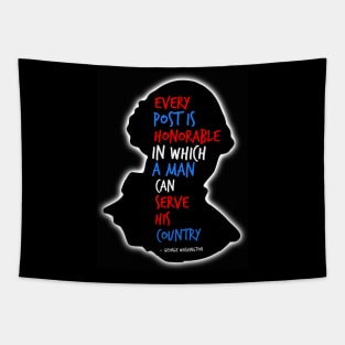 George Washington Quotes - Honorable Posts Tapestry