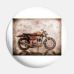 'Enjoy the Ride' Classic Motorcycle Pin