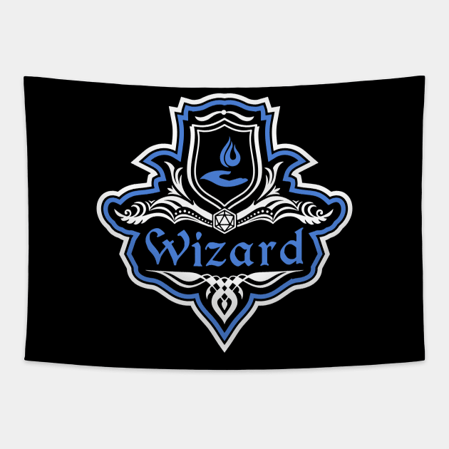 D&D Wizard Class Crest Tapestry by Sunburst