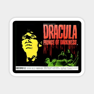 Classic Horror Lobby Card - Dracula Prince of Darkness Magnet