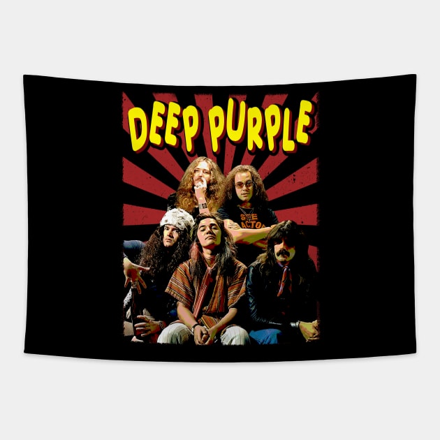 Perfect Purple Riffs Deep Band Tees Set the Style Bar High Tapestry by Femme Fantastique