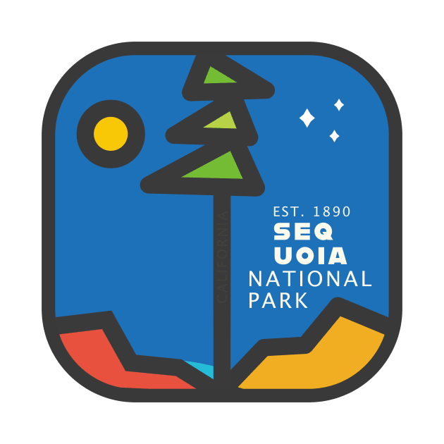 SEQUOIA NATIONAL PARK BADGE by Woohoo