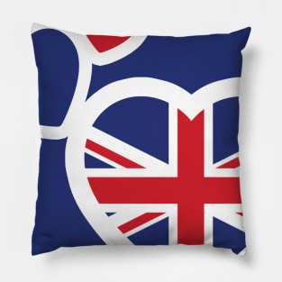 I Love The United Kingdom! Pillow