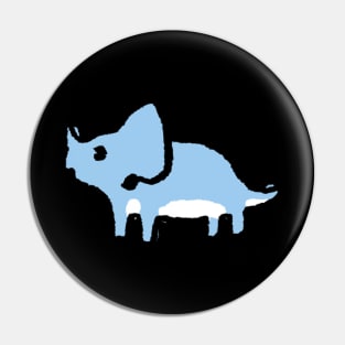 Triceratops Pin