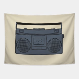 Vintage Boombox Tapestry