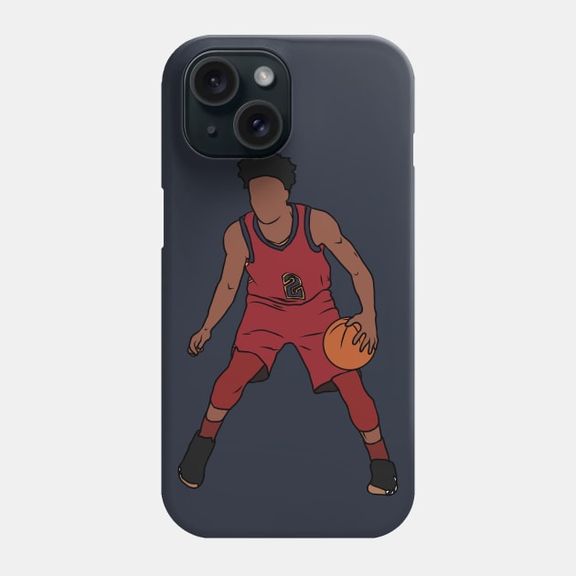 Collin Sexton Dribbling Phone Case by rattraptees