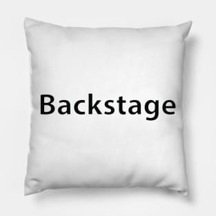 Backstage t-shirt Pillow