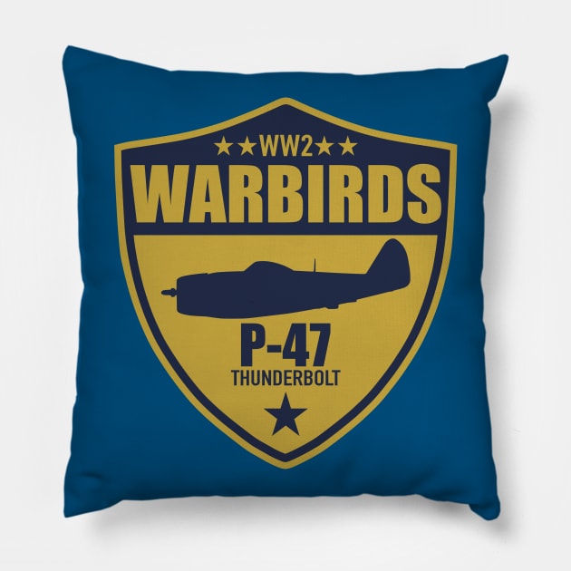 P-47 Thunderbolt Pillow by TCP