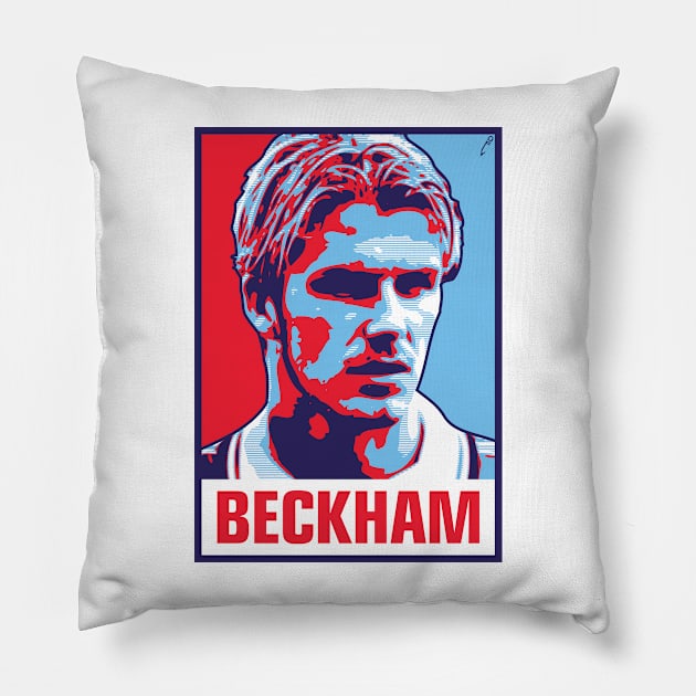 Beckham - ENGLAND Pillow by DAFTFISH