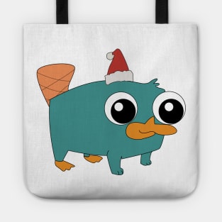 Christmas Baby Perry the Platypus Tote