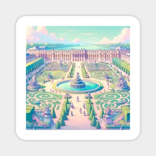 Jardin du Luxembourg Drawing Magnet