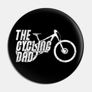 cycling dad father cyclist mountain bike gift mtb bycicle Pin