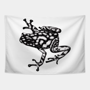 Harlequin poison frog illustration Tapestry