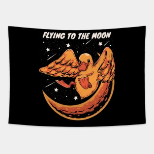 Flying to The Moon Tapestry