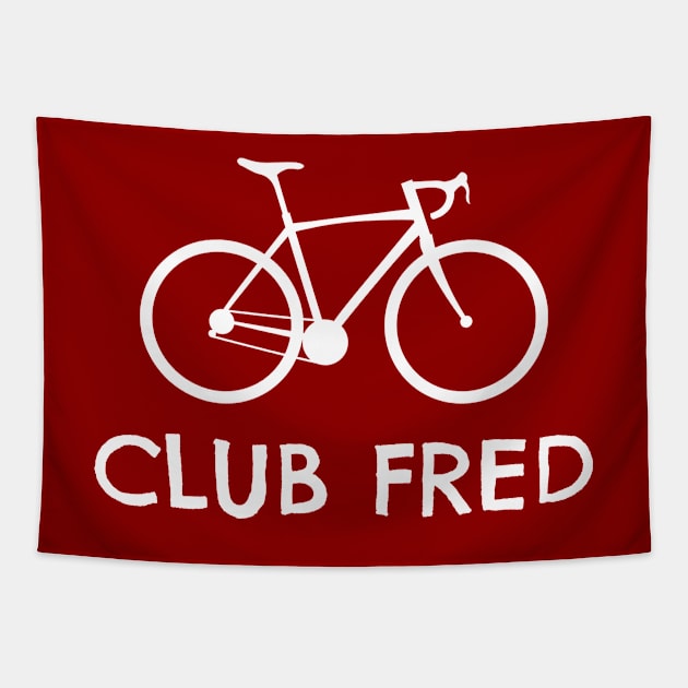 Club Fred Cycling Tapestry by esskay1000