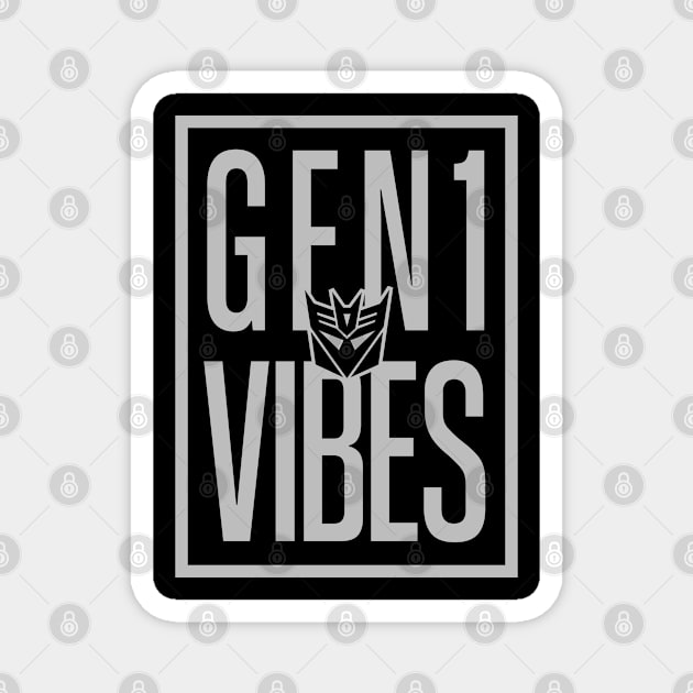 GEN1 VIBES - Decepticon Magnet by KERZILLA