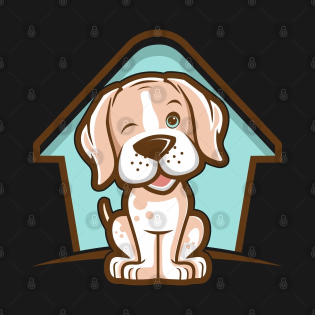 Dog and House design illustrations by michony