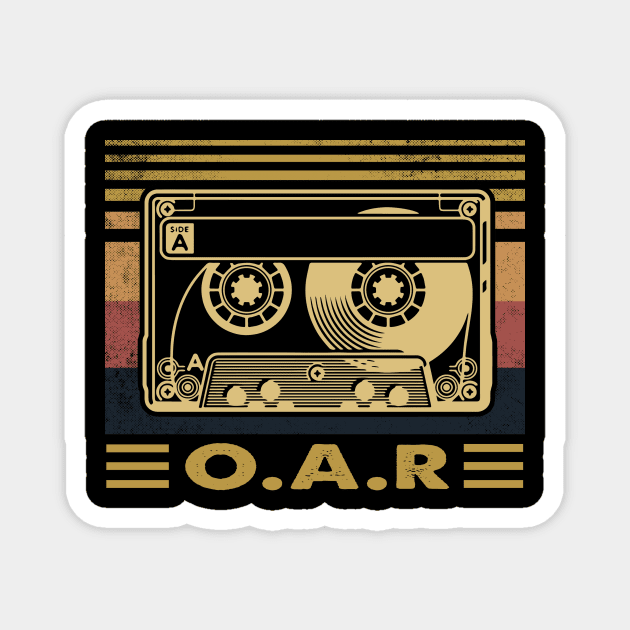 Great Gift O.A.R Classic Proud Name Christmas 70s 80s 90s Magnet by MakeMeBlush
