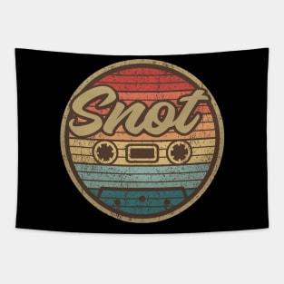 snot cassette retro circle Tapestry