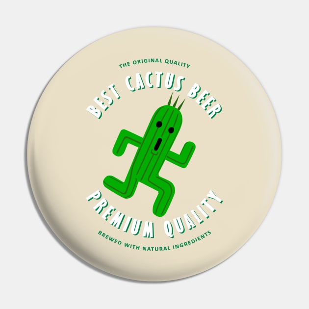 Premium Cactuar Beer Pin by Neihv