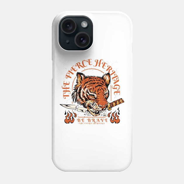 Tiger Tenacity Phone Case by Life2LiveDesign