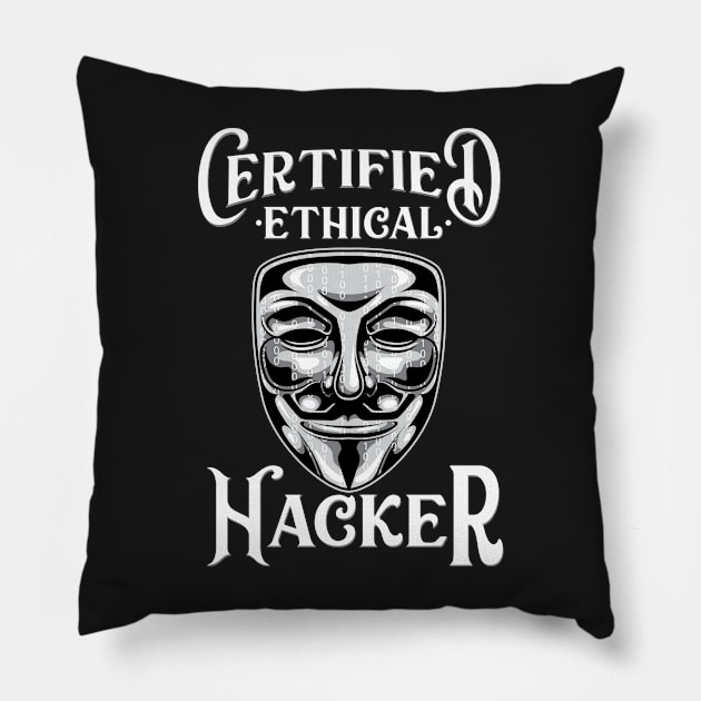 CYBER SECURITY: Ethical Hacker Pillow by woormle