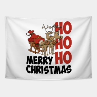 Hohoho Merry Christmas, Santa’s reindeers Tapestry