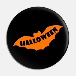 Halloween bat silhouette T-Shirt Pin