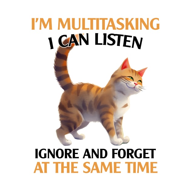 I'm Multitasking by Marvellous Tees 