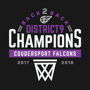 Coudersport Falcons District 9 Basketball T-Shirt