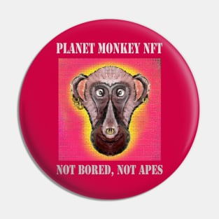 Planet Monkey Animals Not Bored Apes Pin