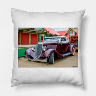 1934 American Hot Rod Pillow