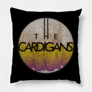 THE CARDIGANS - VINTAGE YELLOW CIRCLE Pillow