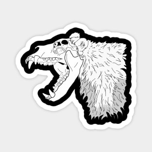 Mutant Bear Greyscale Magnet