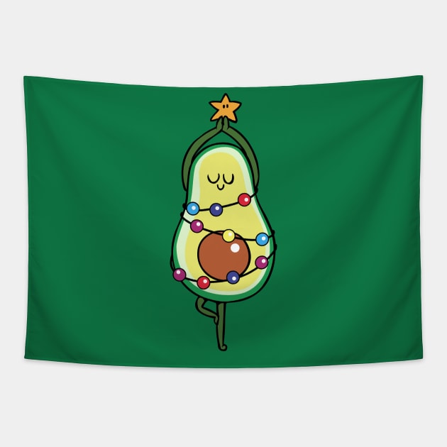 Avo Merry Christmas Tapestry by huebucket