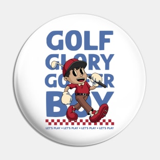 Golf Glory Golfer Boy Pin