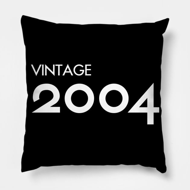 Vintage 2004 Gift 16th Birthday Party Pillow by Damsin