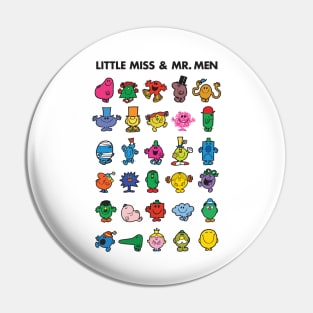 Little Miss Mr. Men Pin
