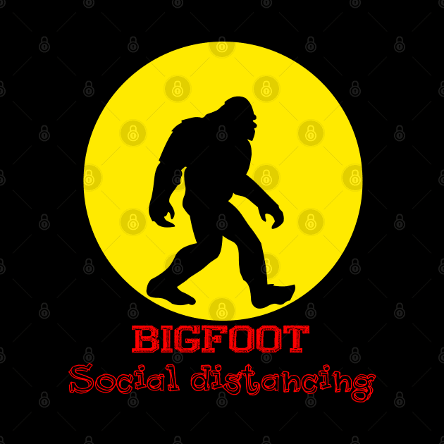 Bigfoot Social Distancing by BlueLook