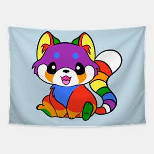 LGBT Pride Red Panda Tapestry